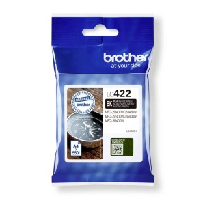 Cartus de cerneala Brother LC-422BK, negru, 550 pagini, compatibil MFC-J5340DW