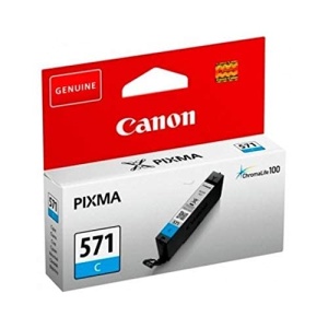 Cartus de cerneala Canon CLI-571 Cyan, calitate superioara, compatibilitate larga - Img 2