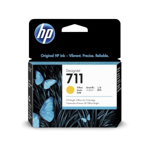 Cartus de cerneala HP 711 Gelb 29 ml pentru imprimante DesignJet T120, T125, T130, T520, T525, T530