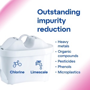 Cartus filtrant Aquaphor MAXFOR Mg, compatibil BRITA MAXTRA, 200L, alb - Img 3