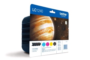 Cartus Original Brother LC1240, Pachet cu 4 Culori Negru, Cyan, Galben, Magenta - Img 2