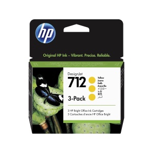 Cartus Original HP 712 Gelb, 29 ml, 3-Pack, pentru DesignJet