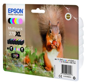 Cartus Tinta Epson 378XL Original, Multipack 6 Culori, Compatibil XP-8500XP-8600XP-8605 - Img 3