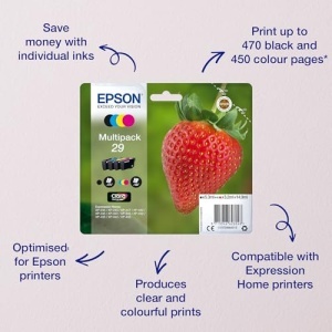 Cartuse Epson Original 29 Multipack 4 culori pentru imprimante XP-235XP-432 - Img 2