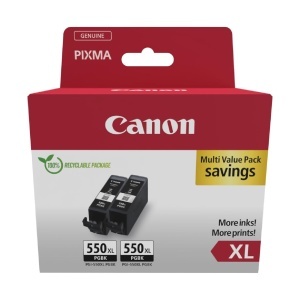 Cartuse imprimanta Canon PGI-550XL Negru Pachet 2 bucati Originale Capacitate mare