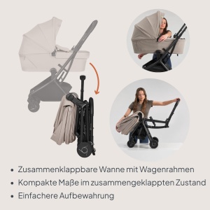 Carucior 2 in 1 Lionelo Sia Flex, ultrausor, 0-4 ani, 22 kg - Img 2
