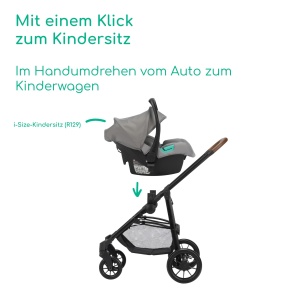 Carucior 3-in-1 Bebeconfort Haze Trio, max. 22 kg, i-Size, culoare Tinted Stone - Img 7