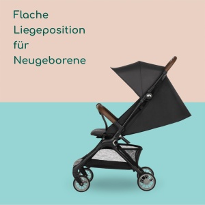 Carucior compact pentru copii Bebeconfort Zephir, 0-4 ani, 5.6 kg, Mineral Graphite - Img 5