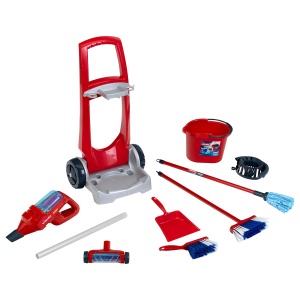 Carucior de curatenie Vileda 6720 cu aspirator, mop, galeata si accesorii, 29x24x60 cm - Img 5
