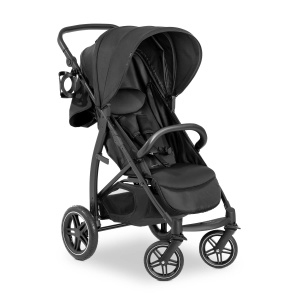 Carucior Hauck Rapid 4D AIR - 25 kg, cu roti pneumatice, functie de culcat, Negru