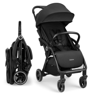 Carucior KikkaBoo CIELA Negru Pliere Automata Usor si Compact