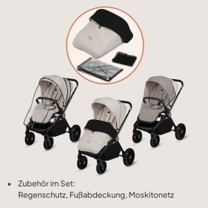 Carucior Lionelo Mika Plus pentru copii 6-48 luni, 22 kg, pliabil - Img 10