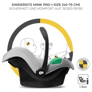 Carucior multifunctional Kinderkraft MOOV 2 XL AIR 3 in 1 Gri roti mari gonflabile - Img 10