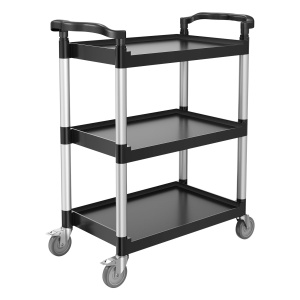 Carucior multifunctional VEVOR SYTCSS10, 136 kg capacitate, 3 etaje, roti 360