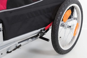 Carucior pentru caini TRIXIE Jogger-Umbausatz 12814, roata frontala cu pivotare 360 - Img 4