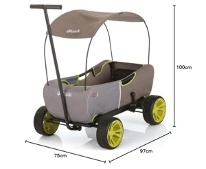 Carucior pentru copii hauck Eco Mobil, 2 locuri, 50 kg, cu umbra, pliabil - Img 8
