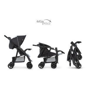 Carucior pentru copii hauck Shopper Neo II, Negru-Gri, cu pozitie de culcare, 22 kg - Img 7