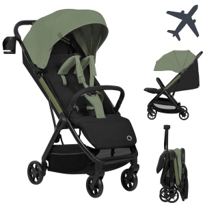 Carucior pentru copii Lionelo Julie Air, 7.5 kg, sistem de pliere automata, roti pivotante