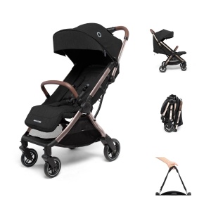 Carucior pentru copii Maxi-Cosi Eva3, 0-4 ani, 0-22 kg, usor si compact, negru
