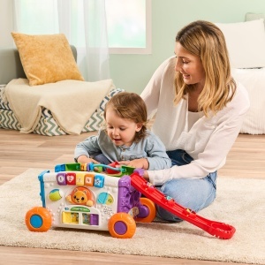 Carucior pentru copii VTech Baby Mein erster Bollerwagen cu muzica - Img 6