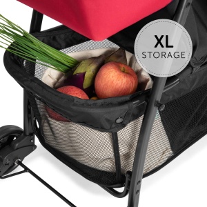 Carucior Sport hauck cu greutate de 5,9 kg, pliabil rapid, culoare Rosu - Img 4