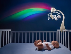 Carusel muzical Chicco First Dreams 3in1 cu proiectie curcubeu si jucarii detasabile - Img 2