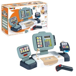 Casa de marcat electronica Smoby XL cu calculator, scanner si 30 accesorii - Img 2