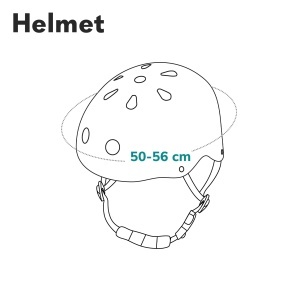 Casca ajustabila pentru copii Lionelo Helmet marime S 50-56 cm cu protectie pentru barbie - Img 8