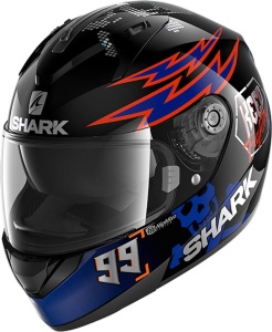 Casca moto SHARK Catalan Bad Boy, XL, cu visiera UV380, sistem de demontare rapida