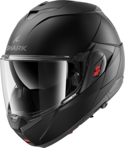 Casca moto SHARK OXO BLANK, neagra mat, XL, cu protectie UV380 - Img 2
