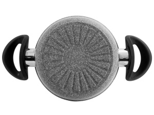 Caserola cu 2 manere Ballarini Cortina Granitium Eco 20 cm - Img 3