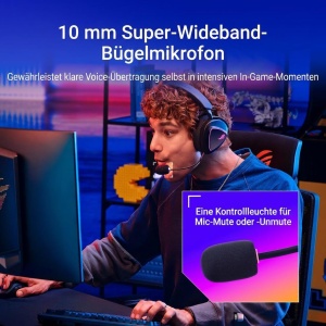 Casti audio ASUS ROG Delta II wireless RGB, 50mm, 110 ore autonomie - Img 5