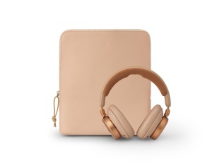 Casti audio Bang Olufsen Beoplay H100 wireless, 40mm, culoare Apricot - Img 4