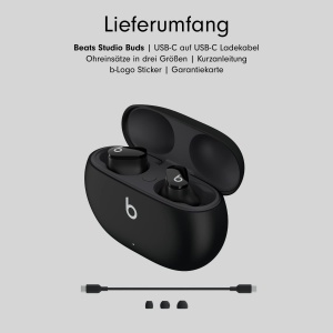 Casti audio Beats Studio Buds, Bluetooth, Noise-Cancelling, Negru - Img 7
