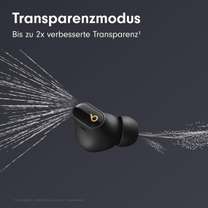 Casti audio Beats Studio Buds , Noise Cancelling, Bluetooth, NegruGold - Img 3