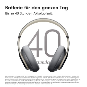 Casti audio Beats Studio Pro, Bluetooth, Noise Cancelling, Sandgrau - Img 4