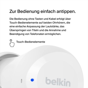 Casti audio Belkin SoundForm Bolt, wireless, 28 ore autonomie, IPX4 - Img 7