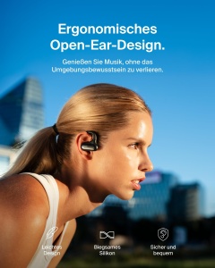 Casti audio Belkin SoundForm ClearFit, Bluetooth, waterproof, negru - Img 2