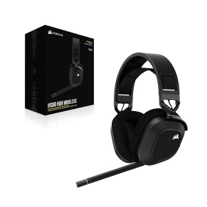 Casti audio Corsair HS80 RGB Wireless, Dolby Atmos, Negru - Img 8