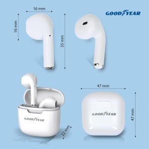 Casti audio Goodyear cu Bluetooth 5.3, 60 ore autonomie, design ergonomic - Img 2
