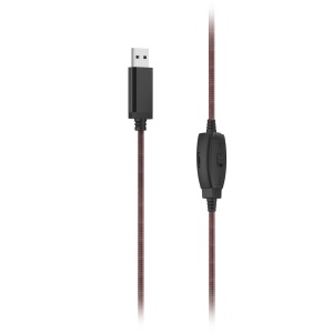 Casti audio Hama HS-USB400 V2, cu microfon, USB, 2m cablu, negru - Img 8