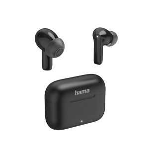 Casti audio Hama Passion Clear II, TWS, ANC, USB-C, Negre