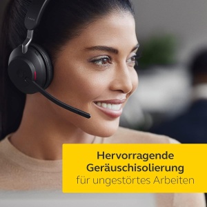 Casti audio Jabra Evolve2 65, mono, Bluetooth 5.0, noise cancelling, negru - Img 5