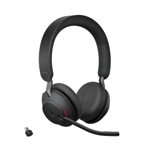 Casti audio Jabra Evolve2 65 Noise Cancelling, Bluetooth, Negru