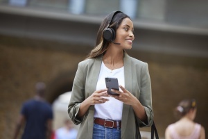 Casti audio Jabra Evolve2 75, wireless, cu active noise cancellation, negru - Img 4
