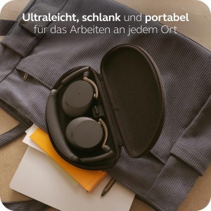 Casti audio Jabra Evolve3 65 Flex, Bluetooth, cu microfon, USB-C, noise cancelling - Img 7