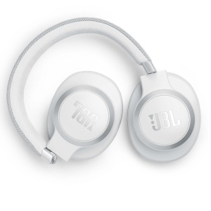 Casti audio JBL Live 770 NC, Bluetooth, 65 ore autonomie, Alb - Img 6