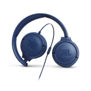 Casti audio JBL Tune500, cablu, sunet de bas pur, culoare albastra - Img 7