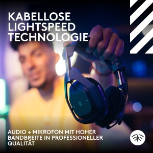 Casti audio Logitech G Astro A50 X LIGHTSPEED, wireless, negru, cu microfon de calitate - Img 4
