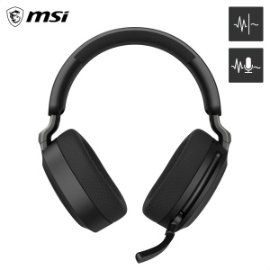 Casti audio MSI Maestro 500 wireless Bluetooth, negru, cu microfon si ANC - Img 2